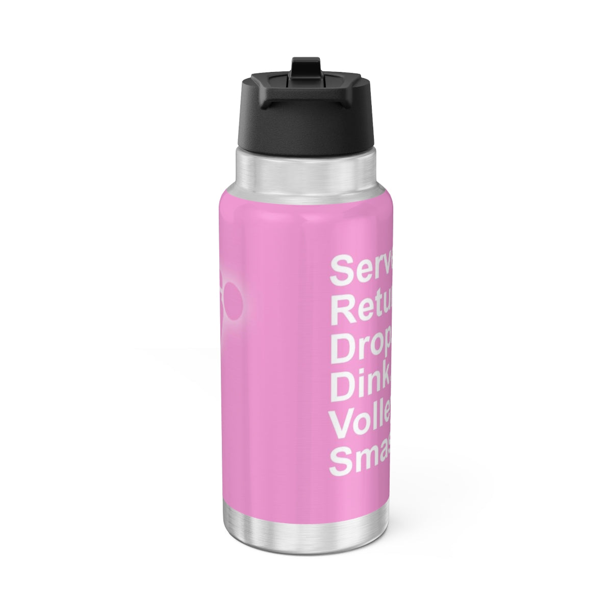 32 OZ DOUBLE-WALL STAINLESS STEEL WATER BOTTLE - PINK