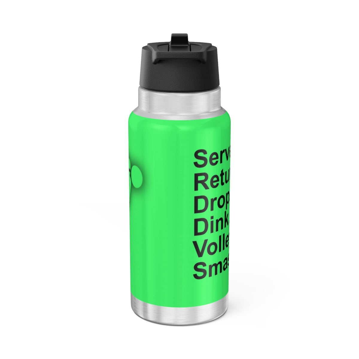 32 OZ DOUBLE-WALL STAINLESS STEEL WATER BOTTLE - GREEN