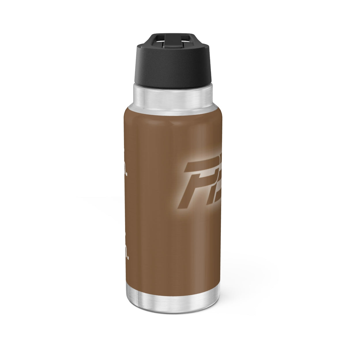 32 OZ DOUBLE-WALL STAINLESS STEEL WATER BOTTLE - BROWN