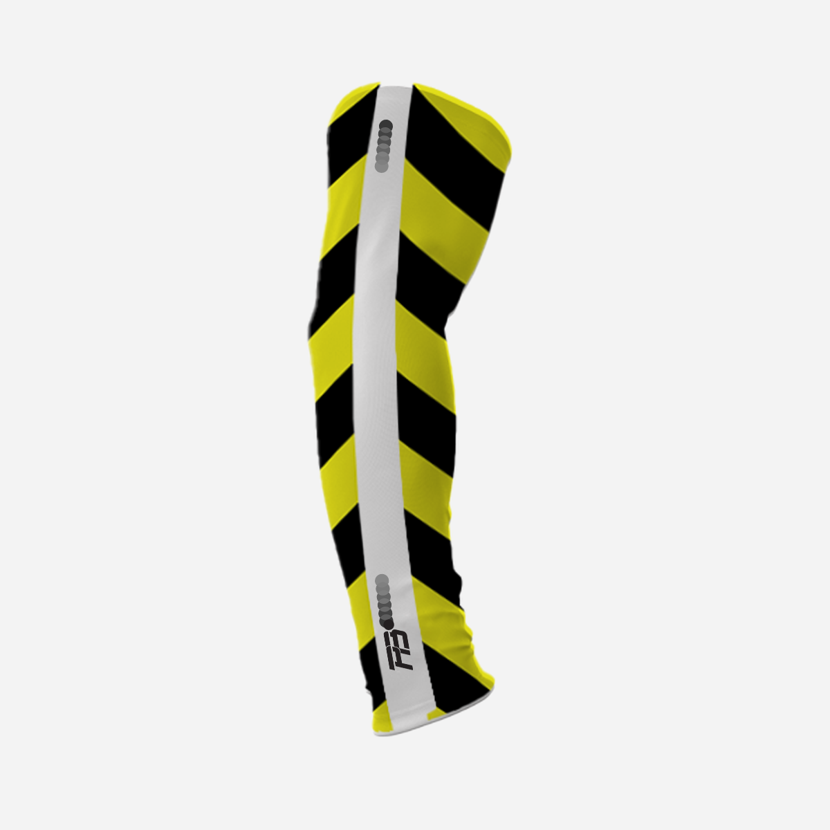 COMPRESSION ARM SLEEVE - YELLOW/BLACK CAUTION