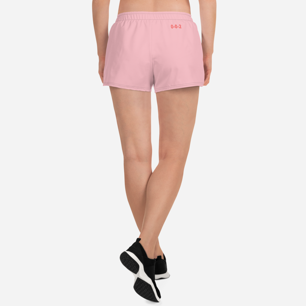 WOMENS RECYCLED ATHLETIC SHORTS - PINK