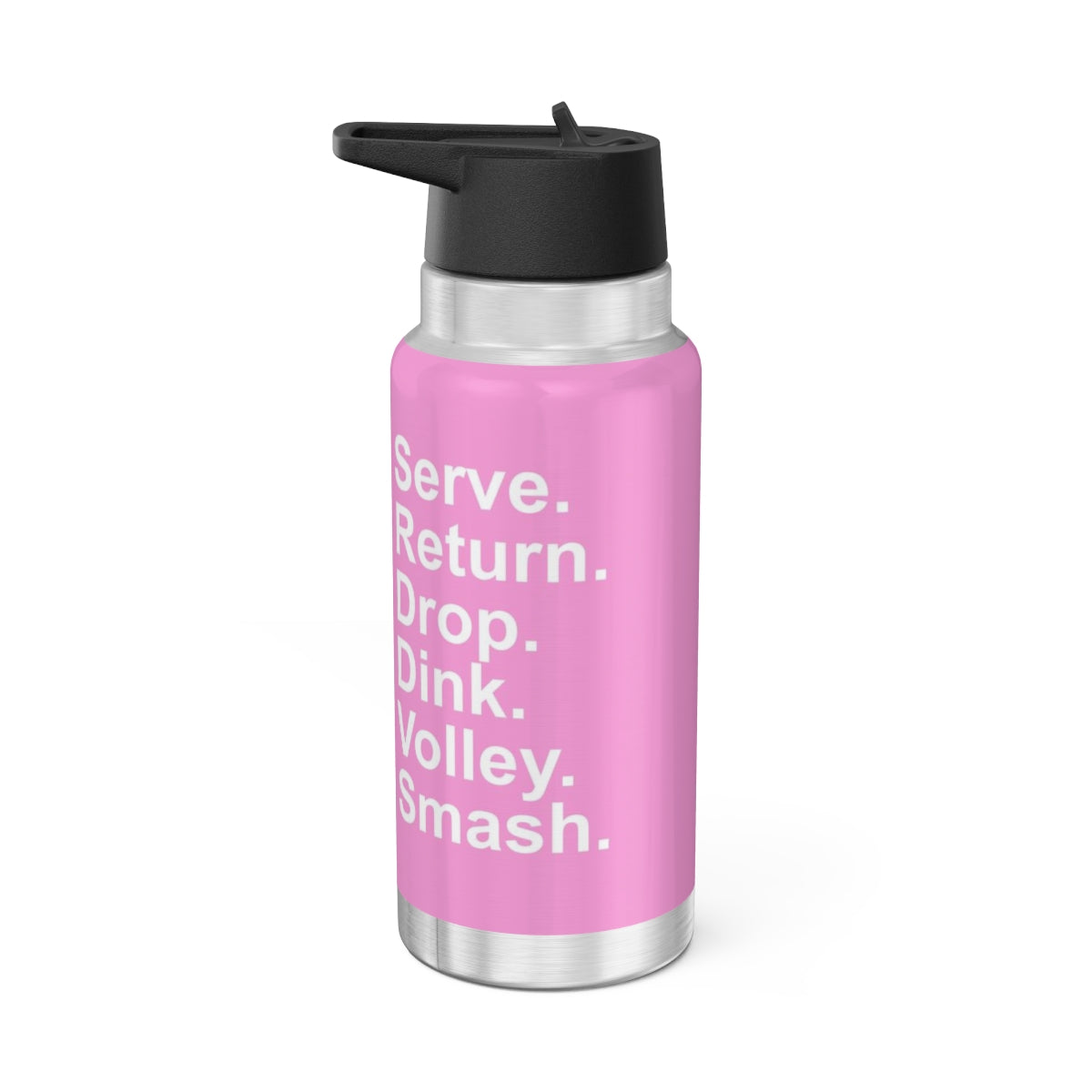 32 OZ DOUBLE-WALL STAINLESS STEEL WATER BOTTLE - PINK