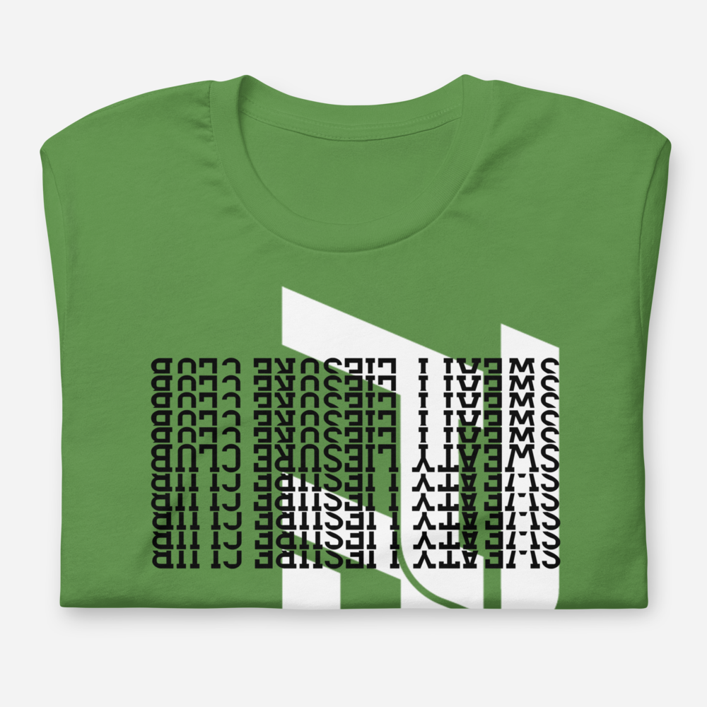 SOFT COTTON TSHIRT - GREEN SWEATY LEISURE