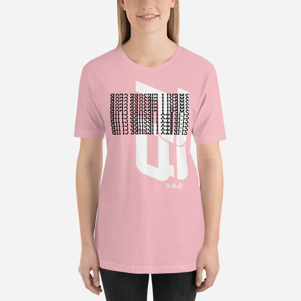 SOFT COTTON TSHIRT - PINK SWEATY LEISURE