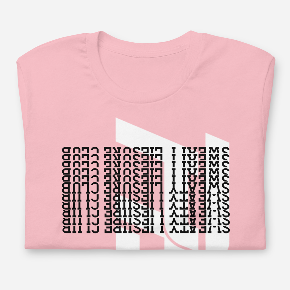 SOFT COTTON TSHIRT - PINK SWEATY LEISURE