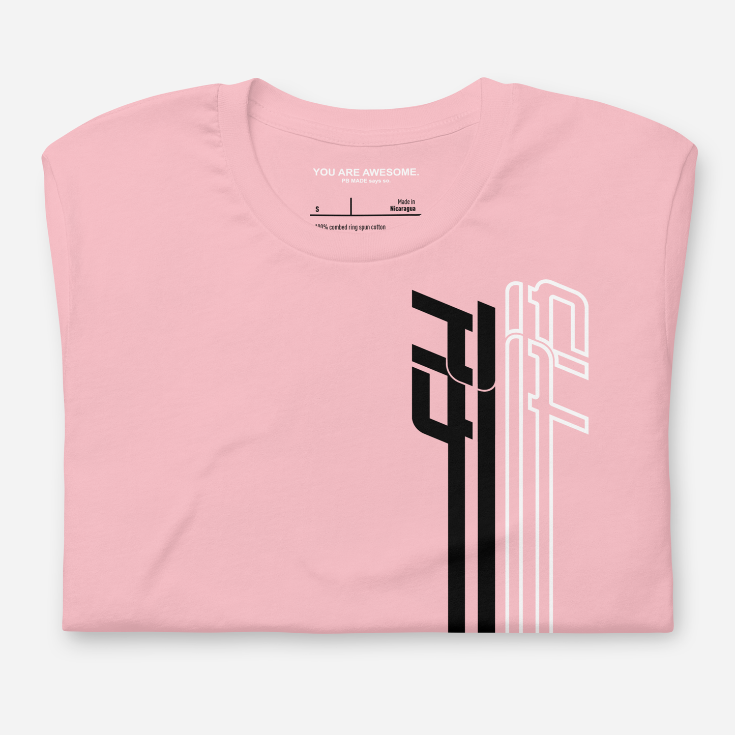 SOFT COTTON TSHIRT - PINK ECHO