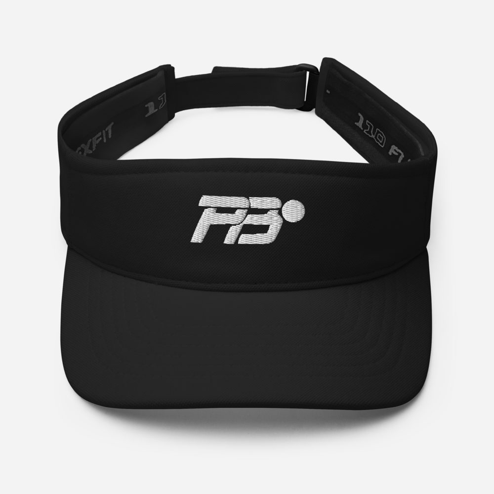 EMBROIDERED VISOR - PB BLACK