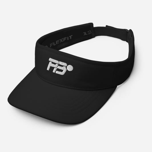 EMBROIDERED VISOR - PB BLACK