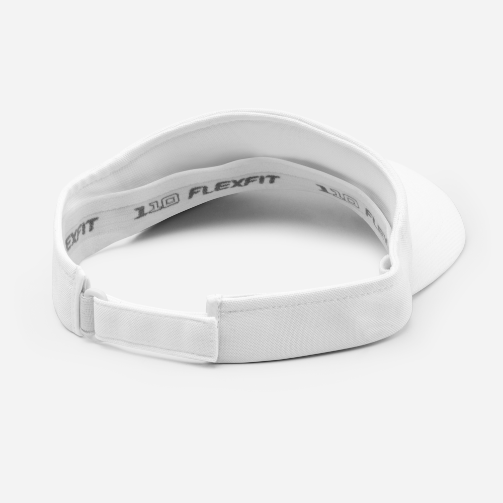 EMBROIDERED VISOR - PB WHITE